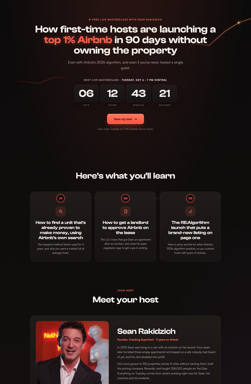 Registration page preview