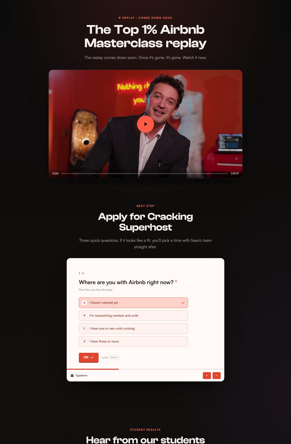 Replay + application preview